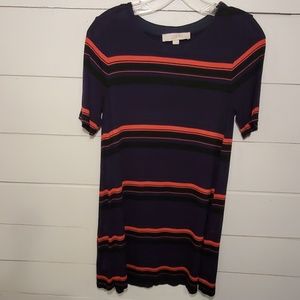 Short sleeve swing dress